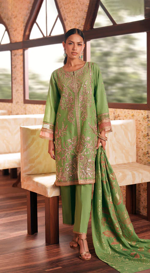 DL-01 Embroidered Lawn Suit