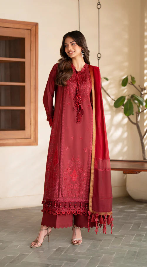 DL-01 Embroidered Lawn Suit
