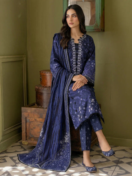 DL-01 Embroidered Lawn Suit